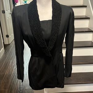 Vintage Lois Snyder Dani Max Classy Black Suit Jacket. Like New. Sz 4
